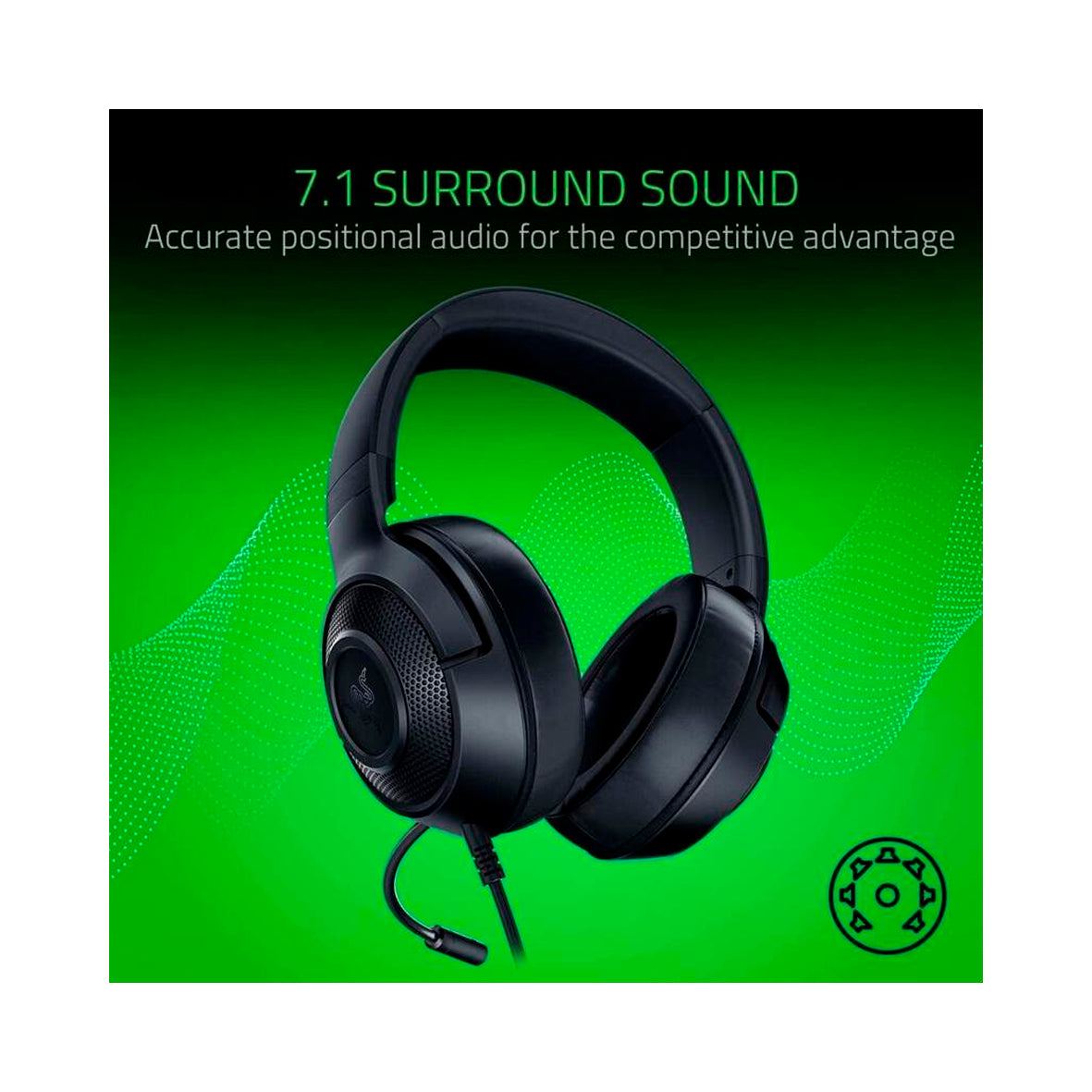 Razer - Kraken X Lite - Essential Wired Gaming Headset - Black