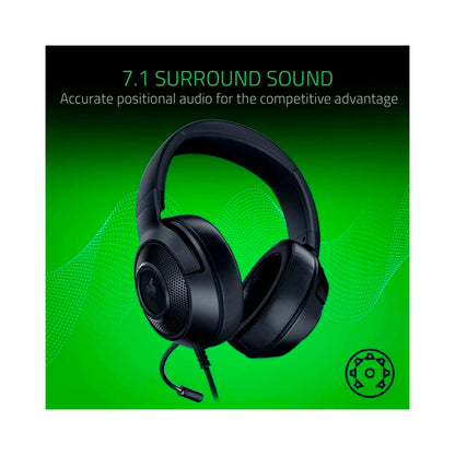 Razer - Kraken X Lite - Essential Wired Gaming Headset - Black