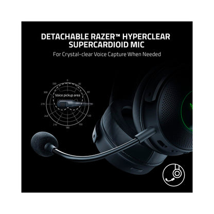 Razer - Kraken V3 Pro 7.1 Wireless Gaming Headset - Black