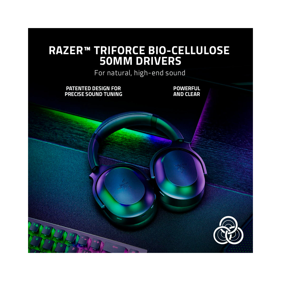 Razer - Barracuda Pro Wireless Noise-Cancelling Gaming Headset - Black