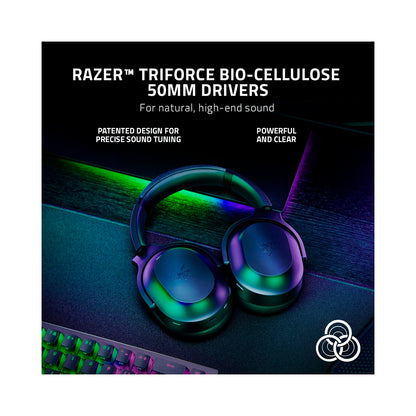 Razer - Barracuda Pro Wireless Noise-Cancelling Gaming Headset - Black
