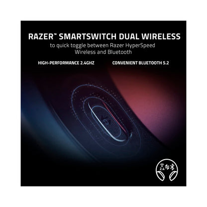 Razer - Barracuda Wireless Gaming Headset - Black