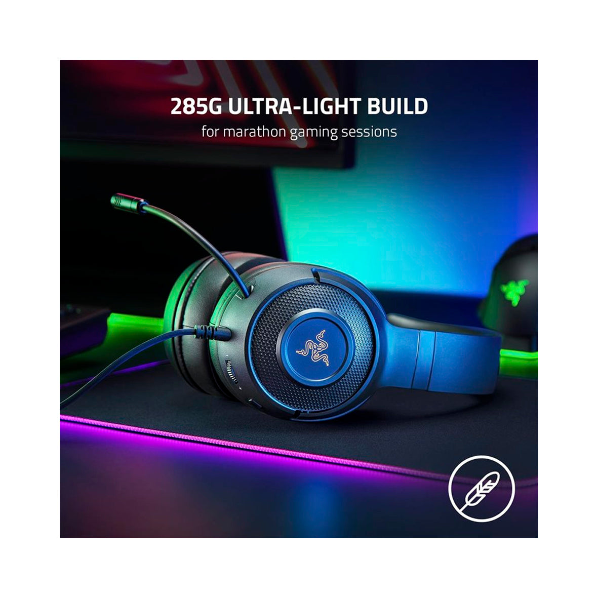 Razer - Kraken V3 X Wired Gaming Headset - Black