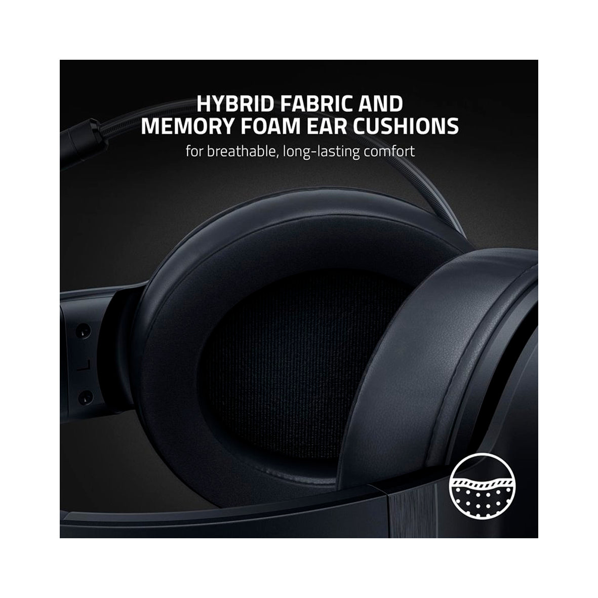 Razer - Kraken V3 X Wired Gaming Headset - Black
