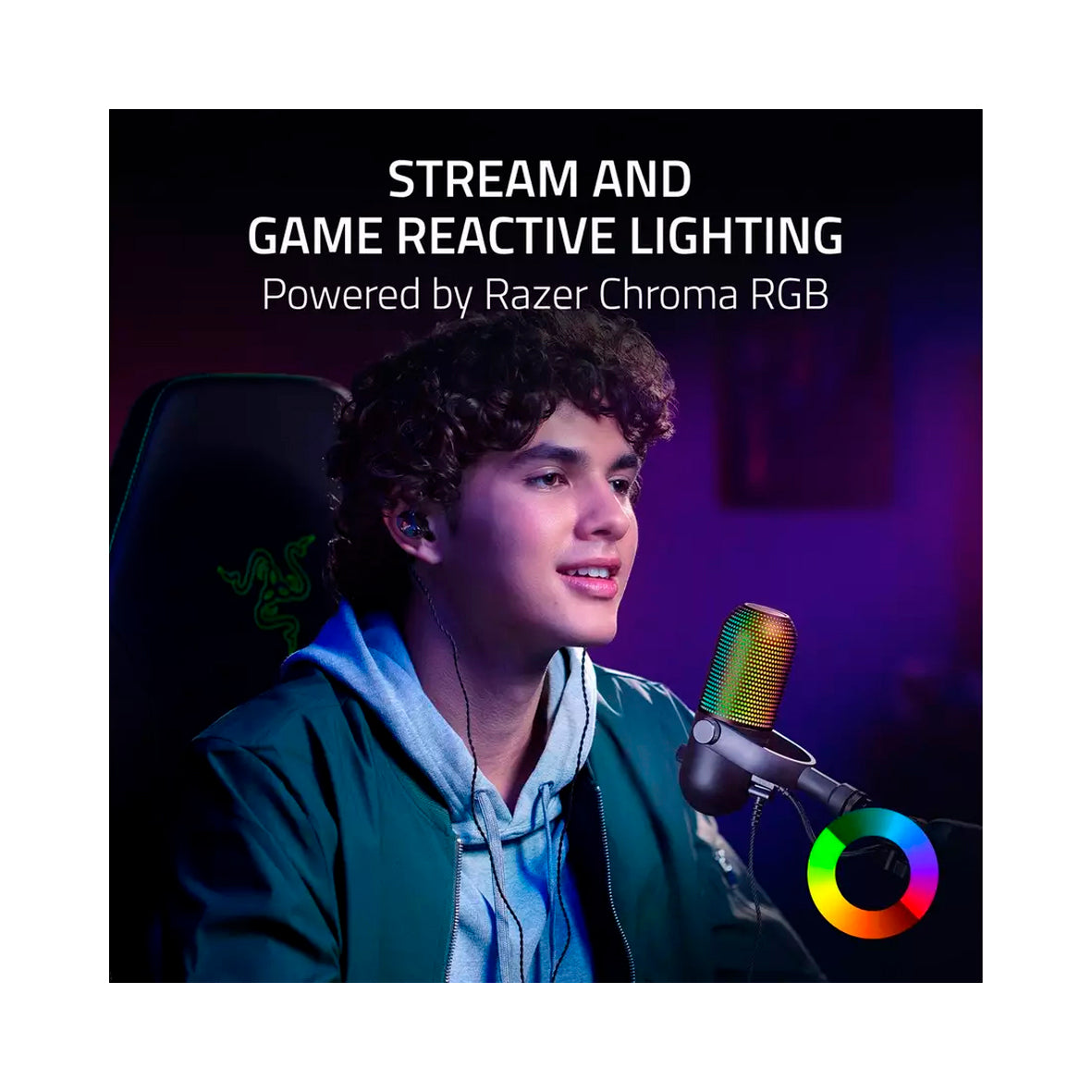Razer - Seiren V3 Chroma Microphone - Black