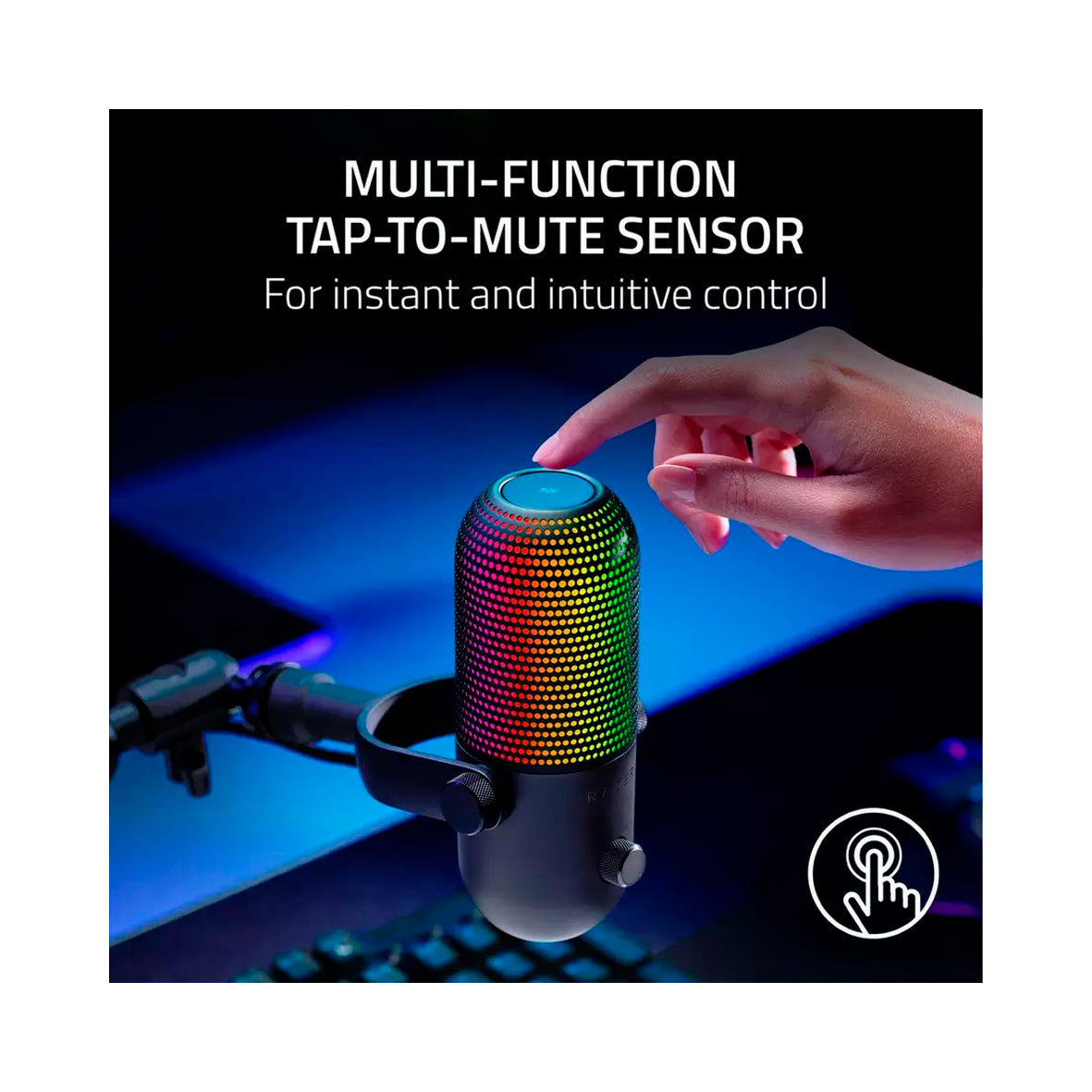 Razer - Seiren V3 Chroma Microphone - Black