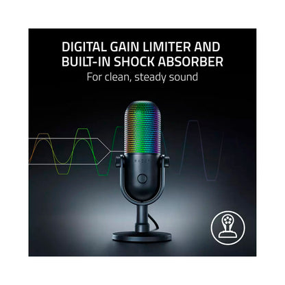Razer - Seiren V3 Chroma Microphone - Black