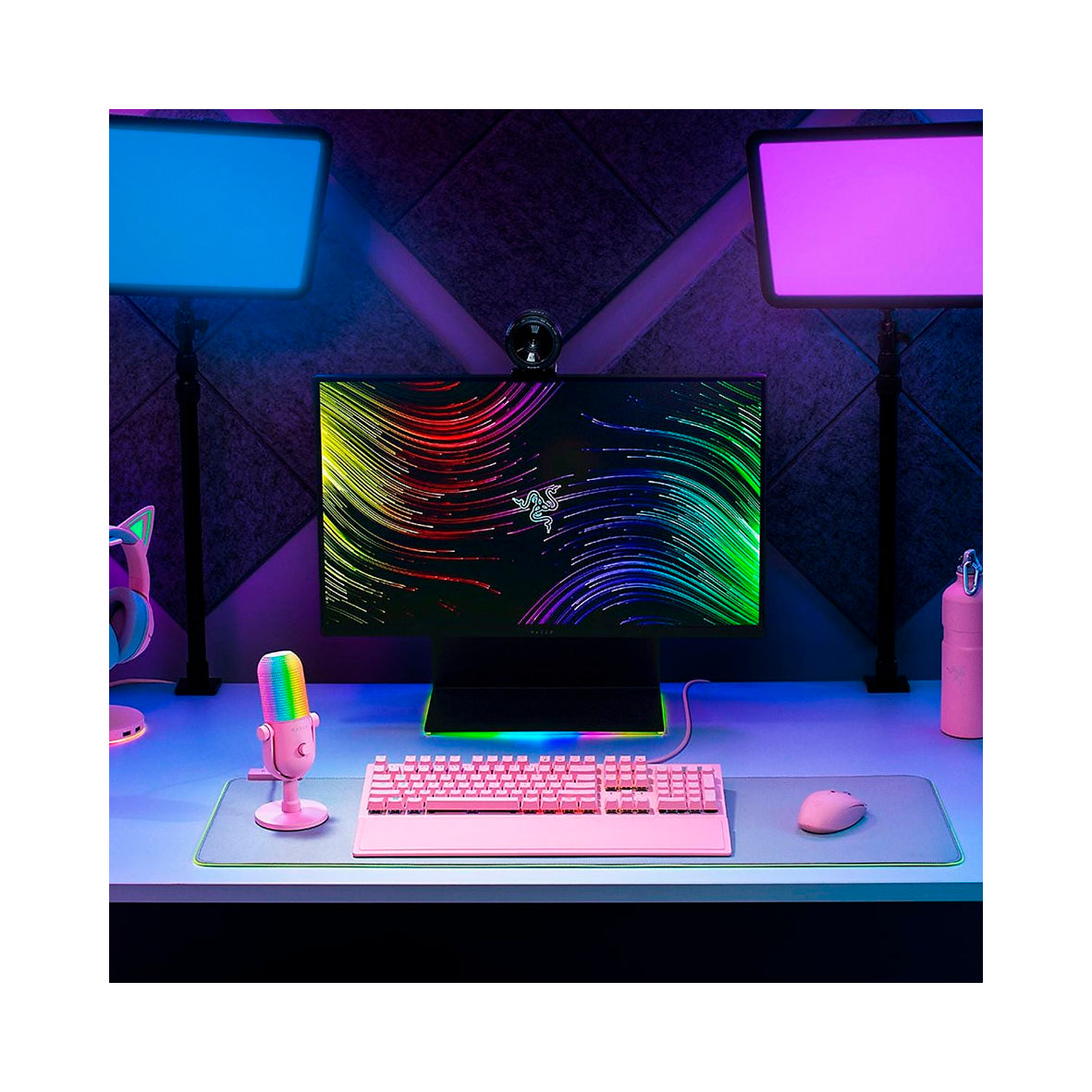Razer - Seiren V3 Chroma Microphone - Pink