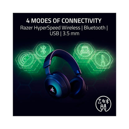 Razer - Kraken V4 Pro Wireless Gaming Headset - Black