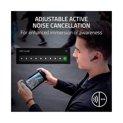 Razer - Hammerhead Pro HyperSpeed Wireless In-Ear Gaming Headset - Black
