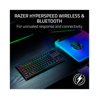Razer - BlackWidow V4 Tenkeyless Wireless Gaming Keyboard - Black
