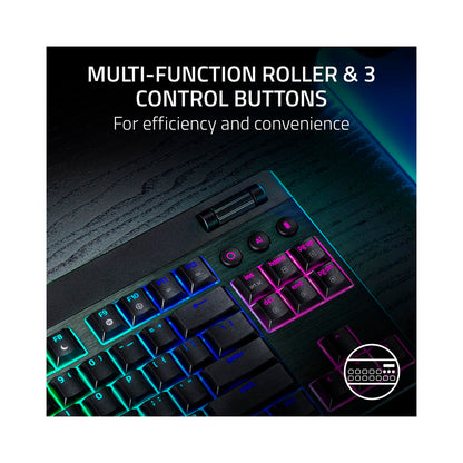 Razer - BlackWidow V4 Tenkeyless Wireless Gaming Keyboard - Black