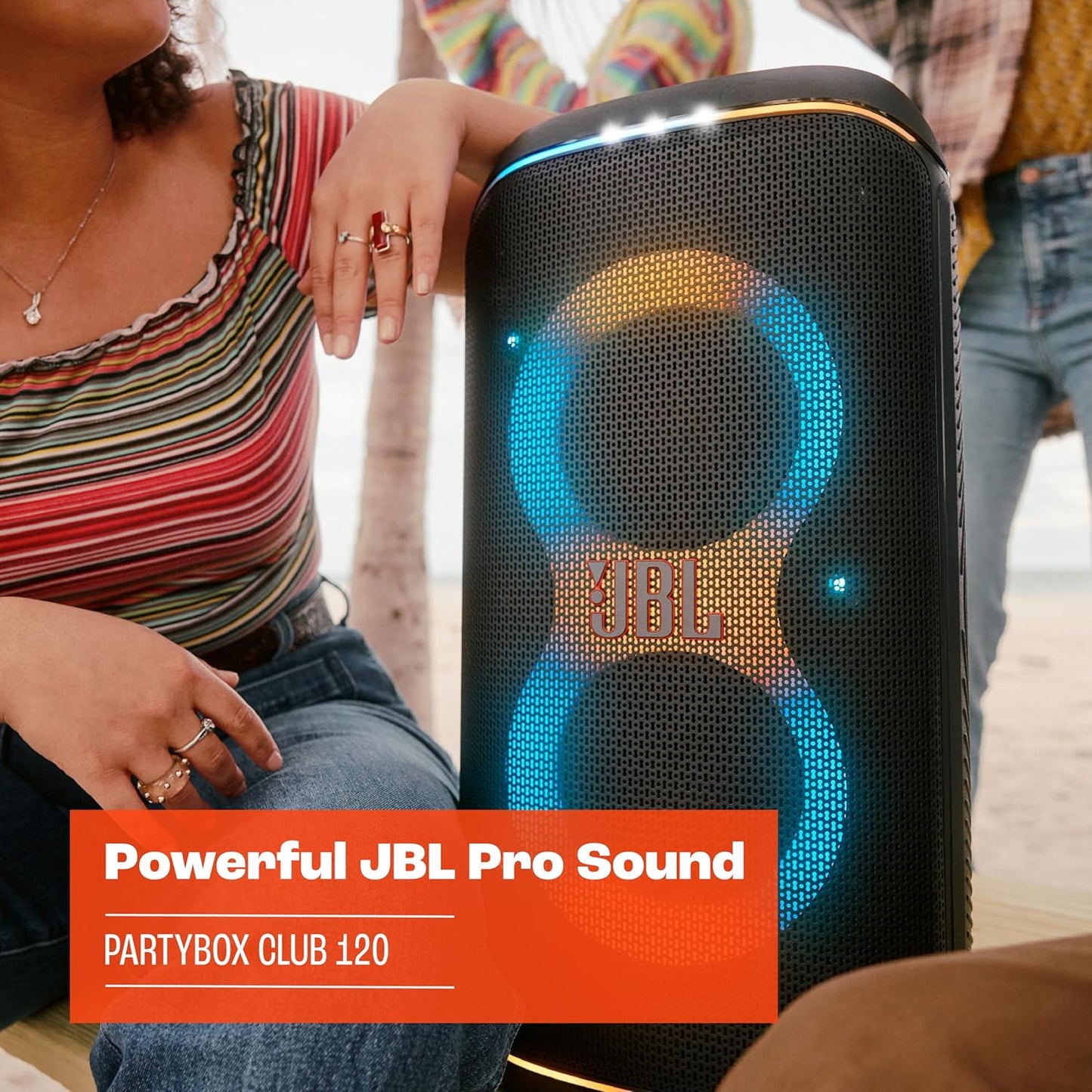 JBL - PartyBox Club 120 - Bluetooth Party Speaker