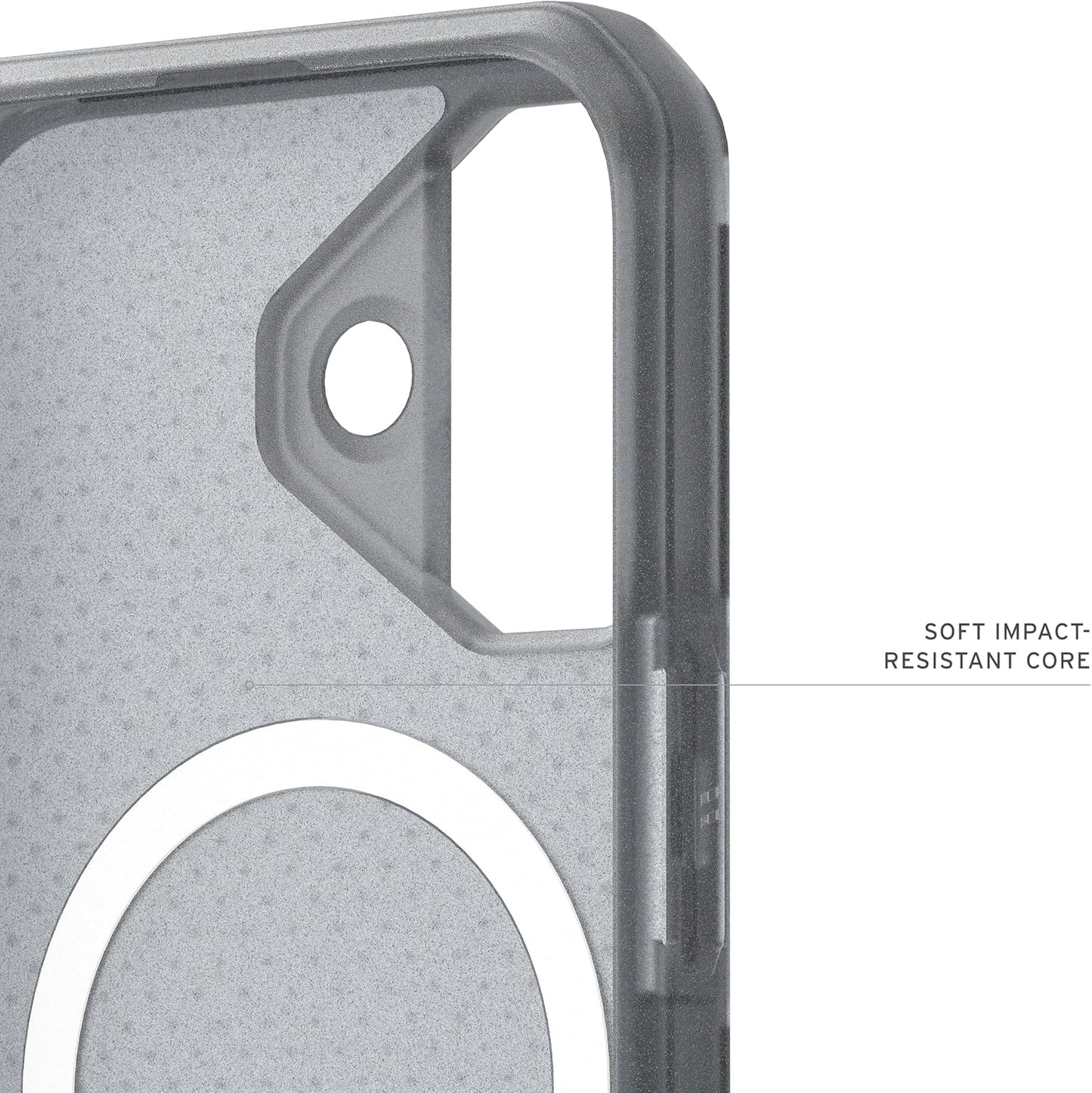 UAG - iPnone 17 Dot MagSafe Case - Ash