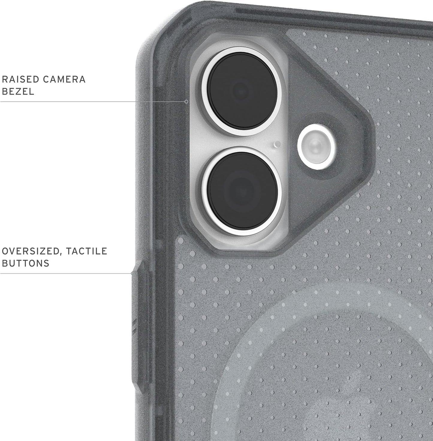 UAG - iPnone 17 Dot MagSafe Case - Ash