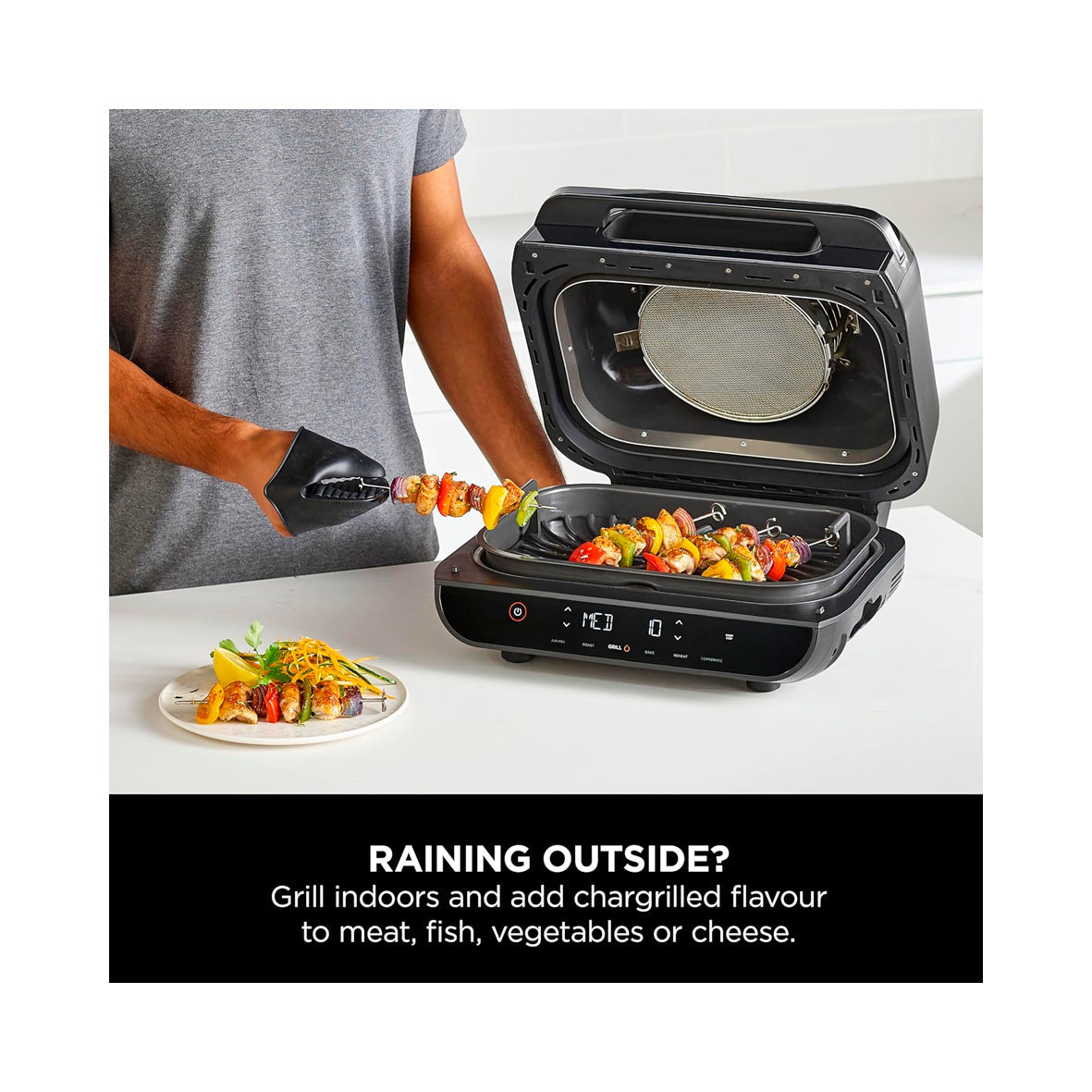 Ninja - Foodi Max Health Grill & Air Fryer 3.8L. (AG551EU)
