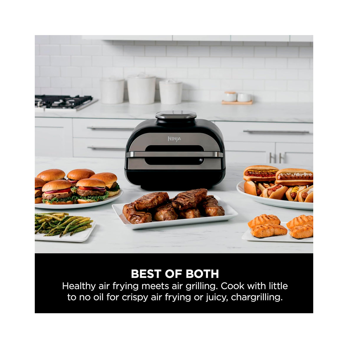 Ninja - Foodi Max Health Grill & Air Fryer 3.8L. (AG551EU)