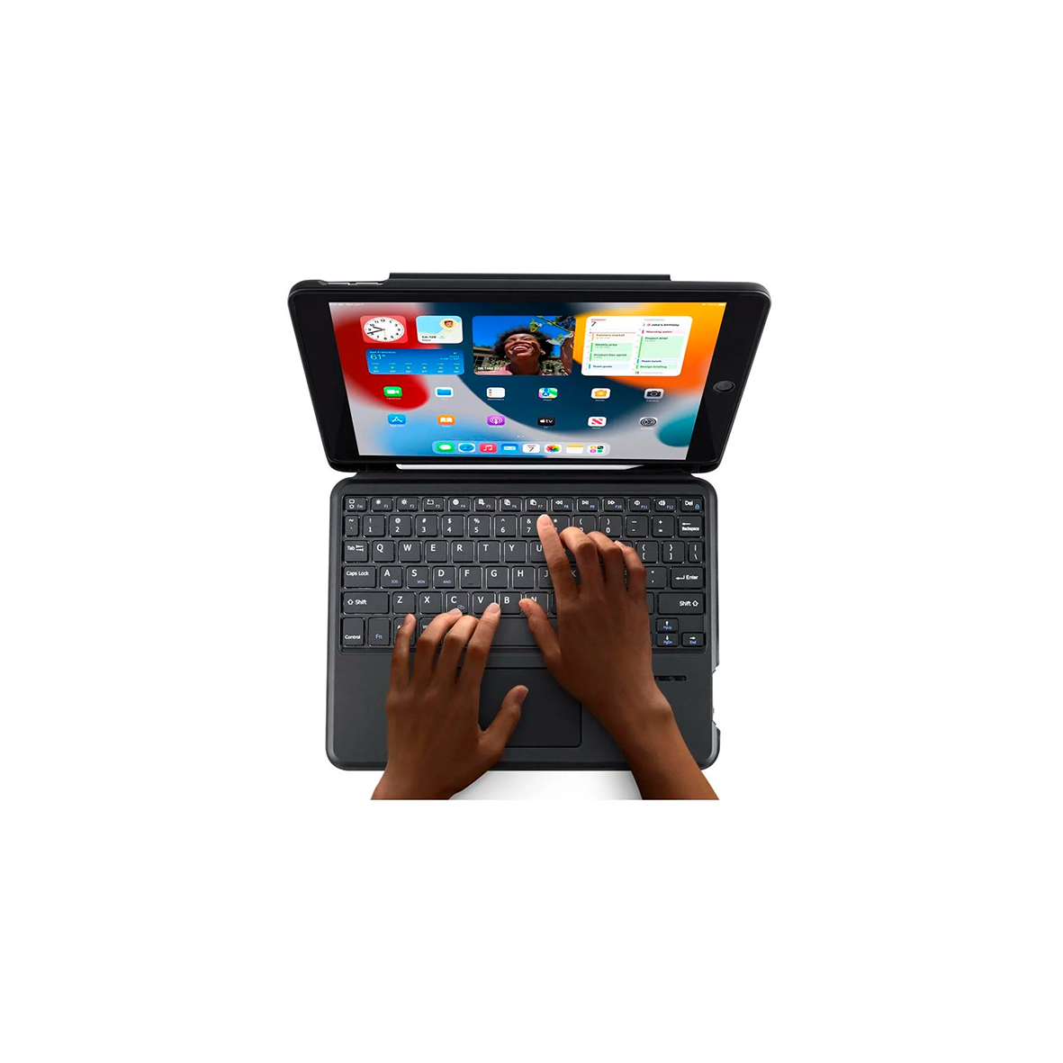 Dux Ducis - DK Series Keyboard Case for iPad Pro 12.9 (2020/2021/2022) - Black