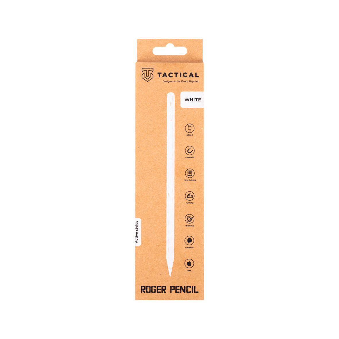 Tactical - Roger Pencil - Stylus for Tablets - White