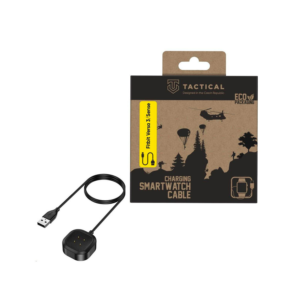 Tactical - USB Charging Cable for Fitbit Versa 3/Sense