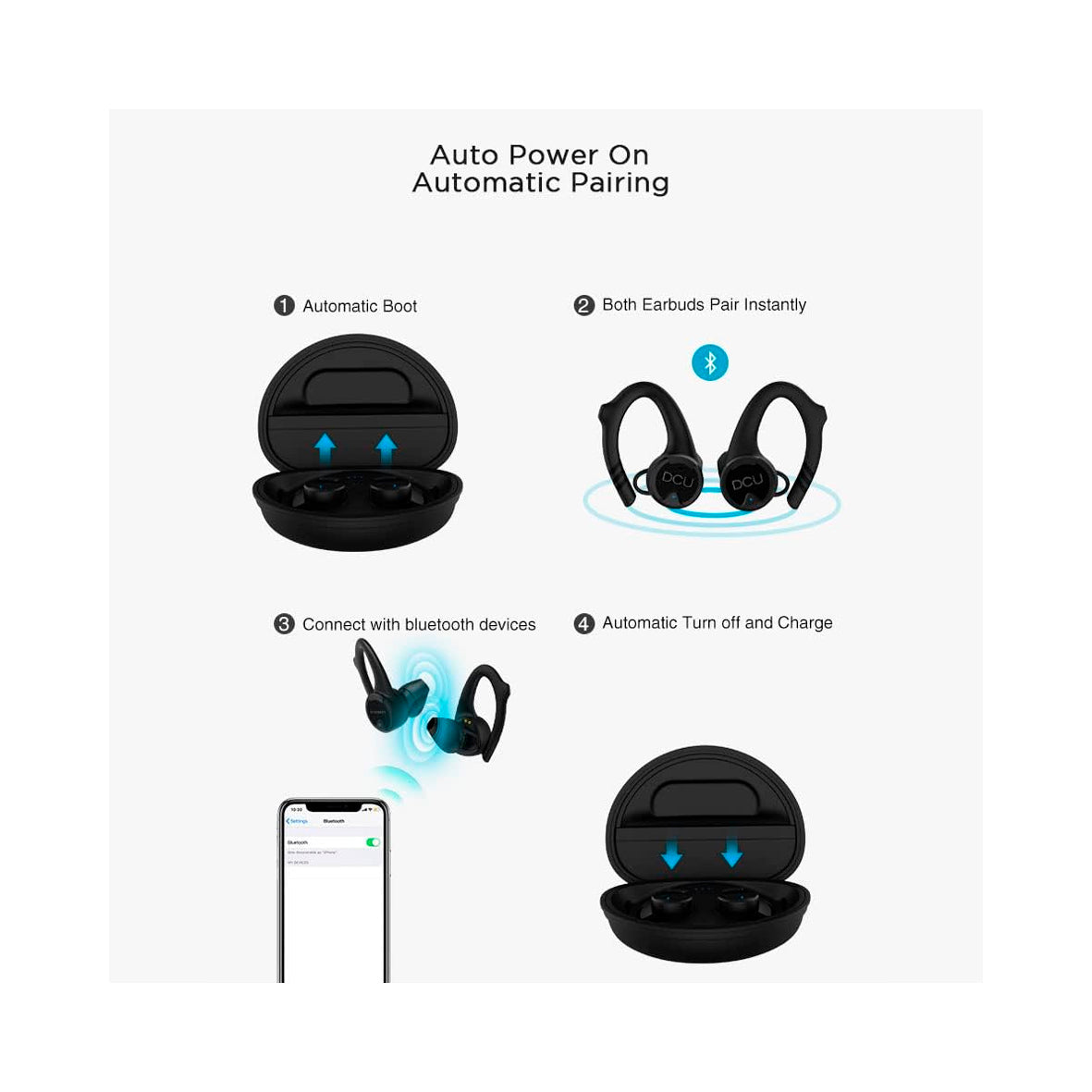 Dcu - Earbuds BT Sport IPX-6