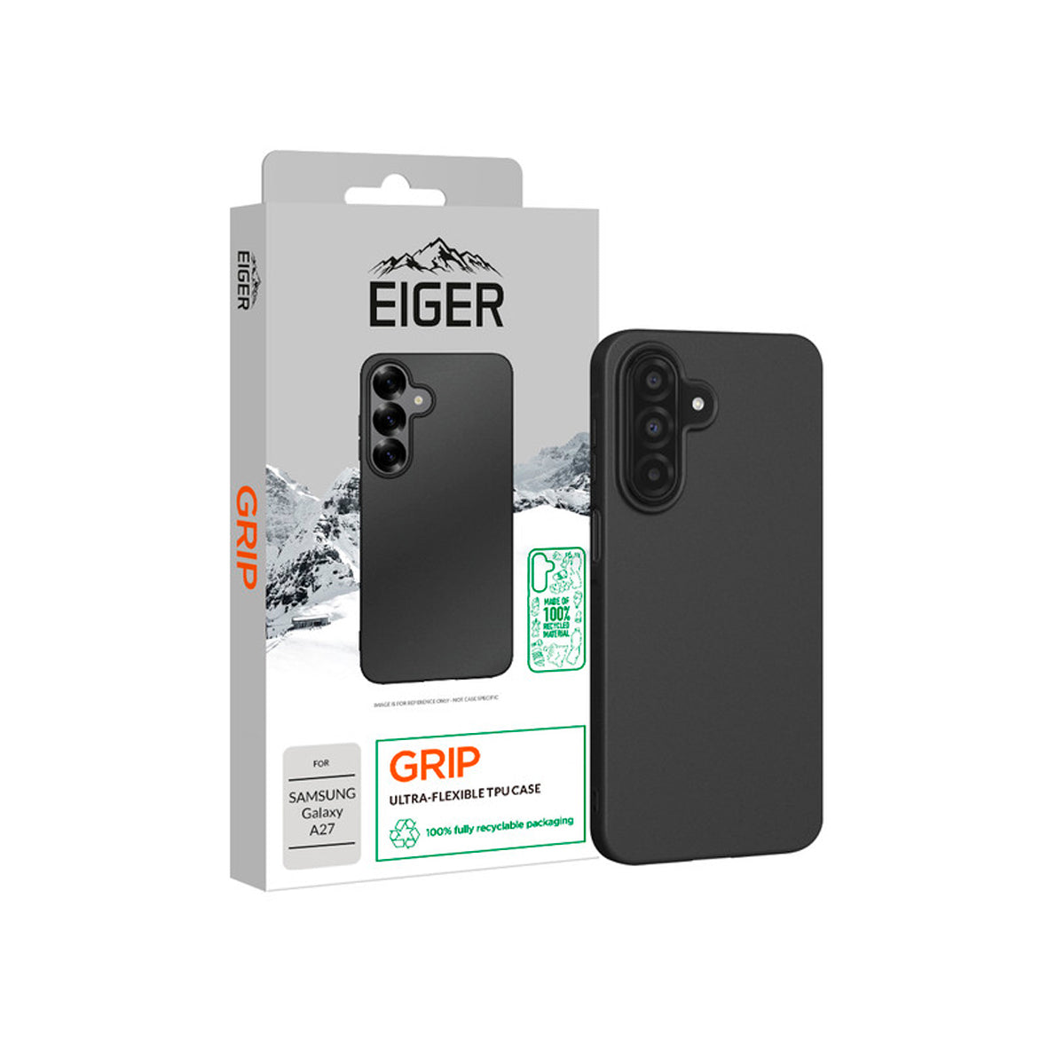 Eiger - Samsung A27 Grip GRS Case - Black