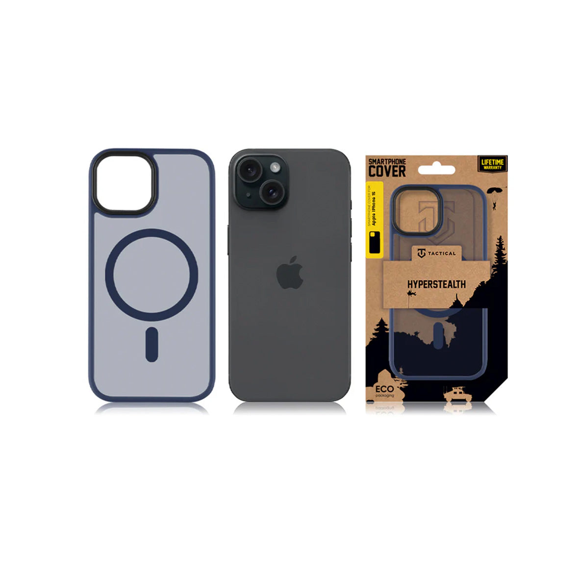 Tactical - iPhone 15 MagForce Hyperstealth Cover - Deep Blue