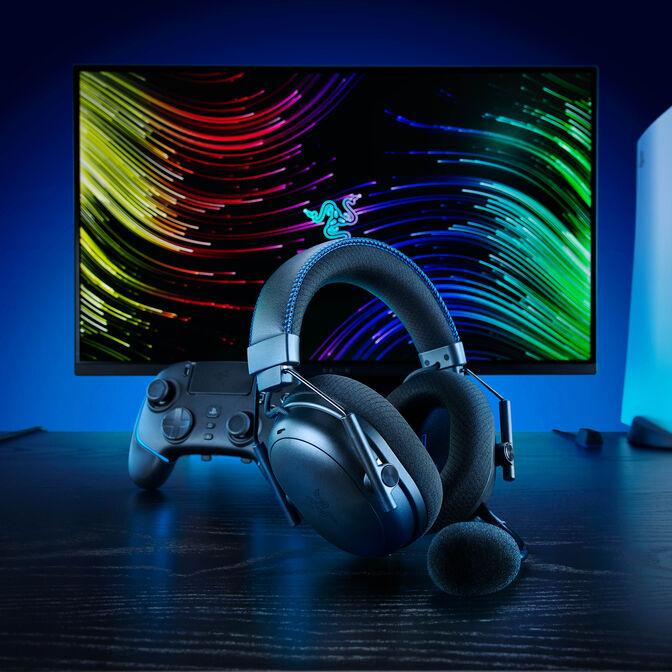 Razer - Blackshark V3 PRO - Wireless ANC Esports Headset - Black - PS5
