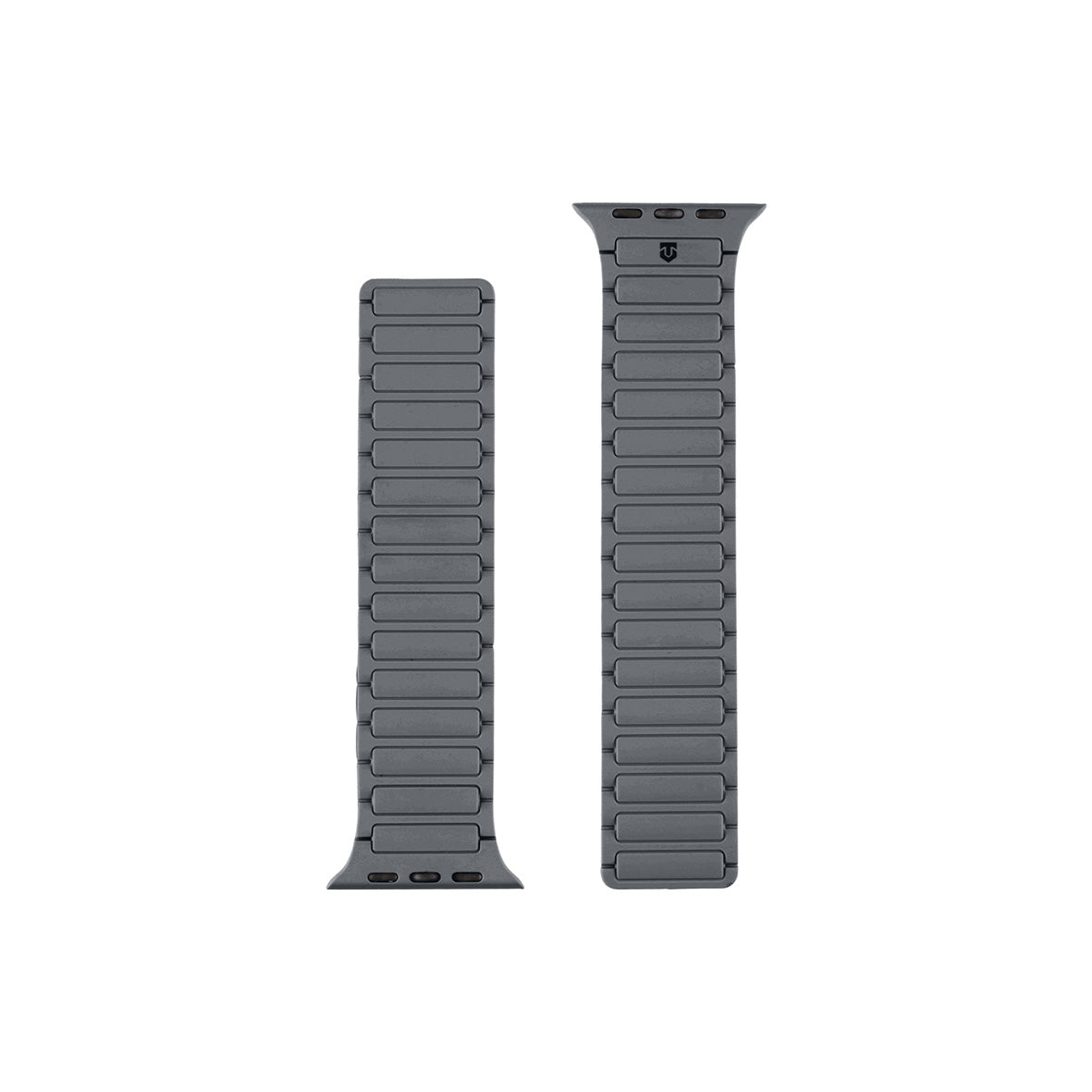 Tactical - Apple Watch 38-41mm Magnetic Rubber Band - Gray/Orange