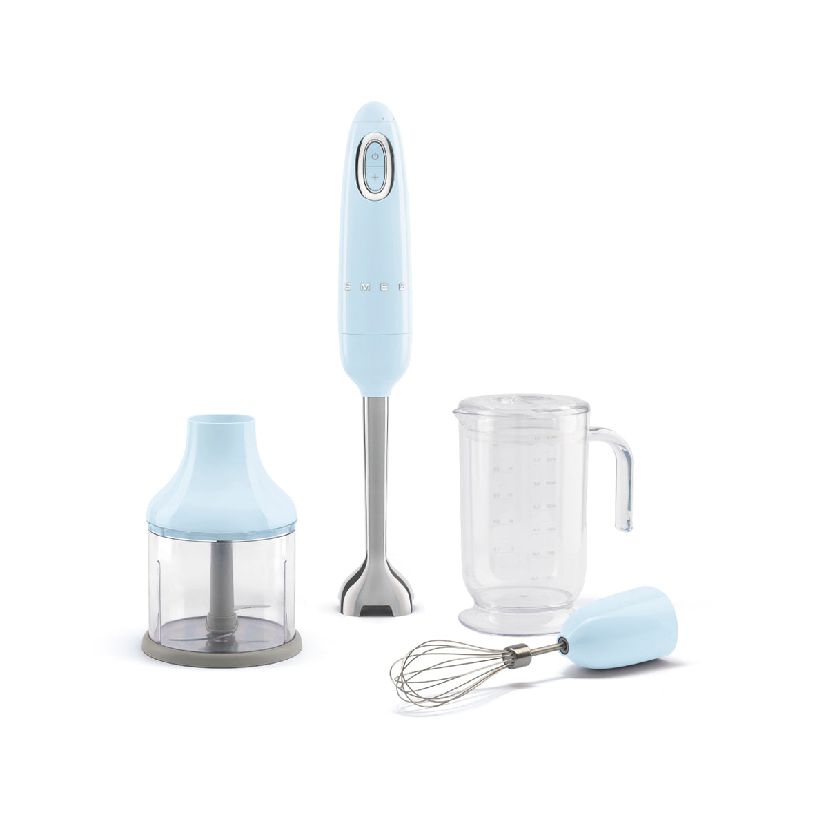 Smeg - Hand Blender Pastel Blue + Accessories (HBF03PBEU)