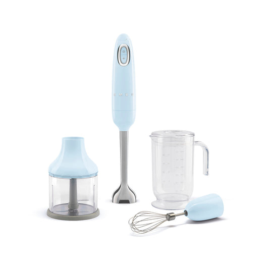 Smeg - Hand Blender Pastel Blue + Accessories (HBF03PBEU)