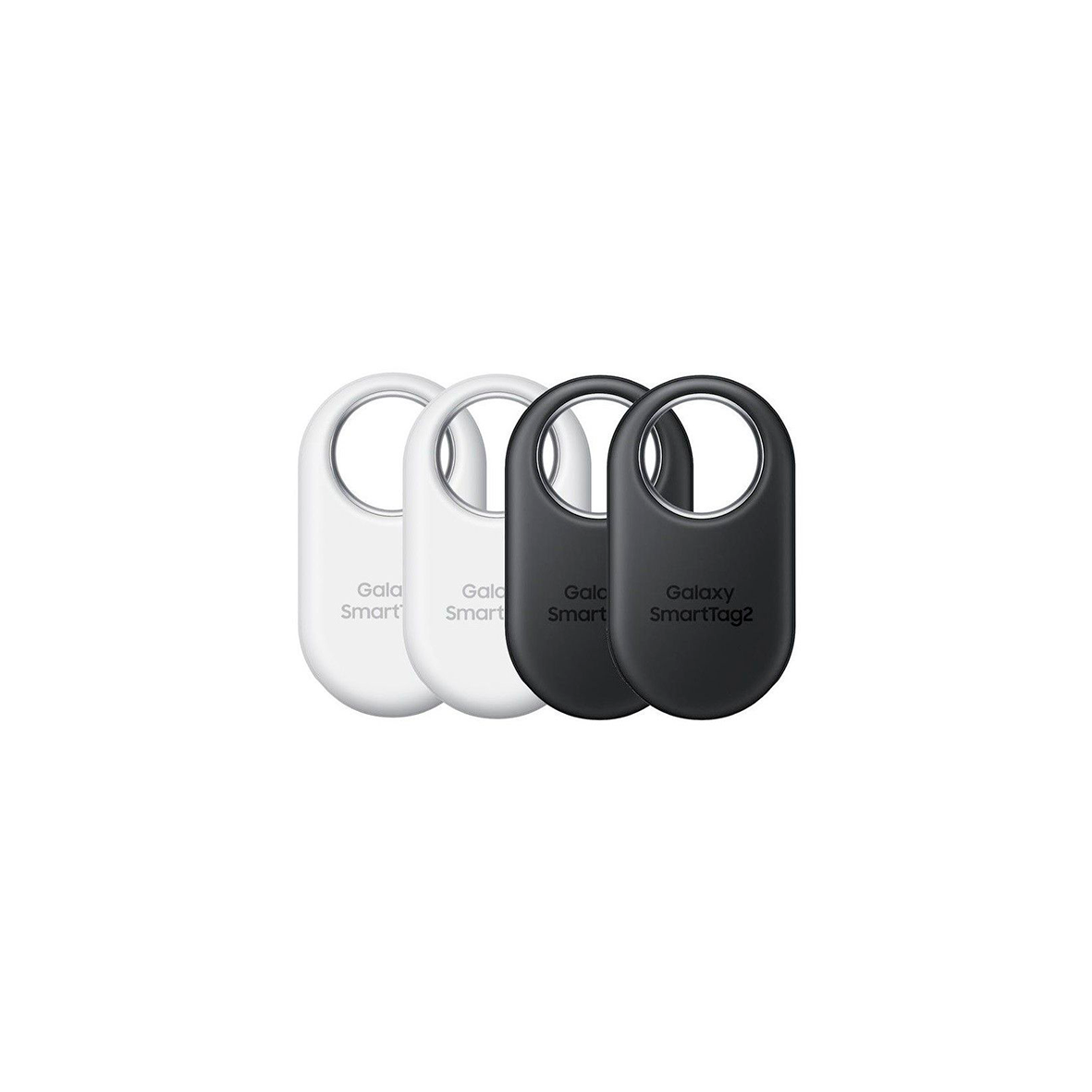 Samsung - Galaxy SmartTag2 4 Pack Black & White