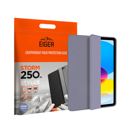 Eiger - iPad 10.9 (10th Gen) Storm Stylus Case - Lavander