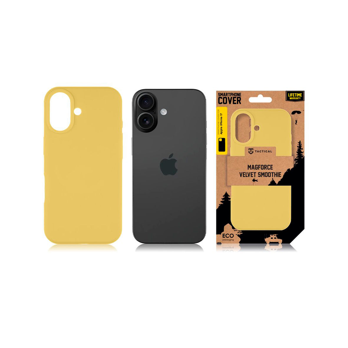 Tactical - iPhone 17 MagForce Velvet Smoothie Cover - Banana