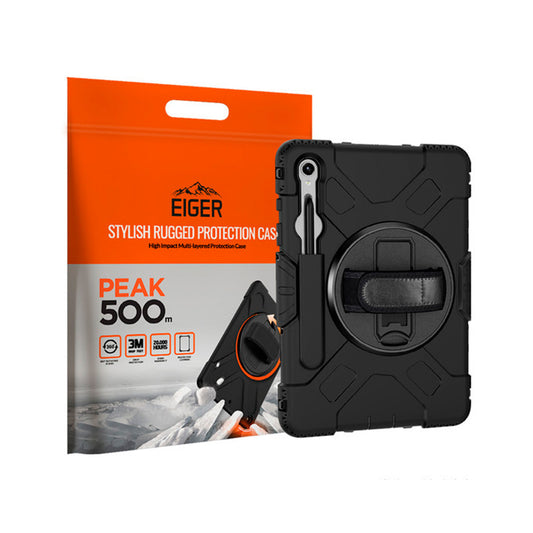 Eiger - Samsung Tab S9/S9FE Peak 500m Case - Black