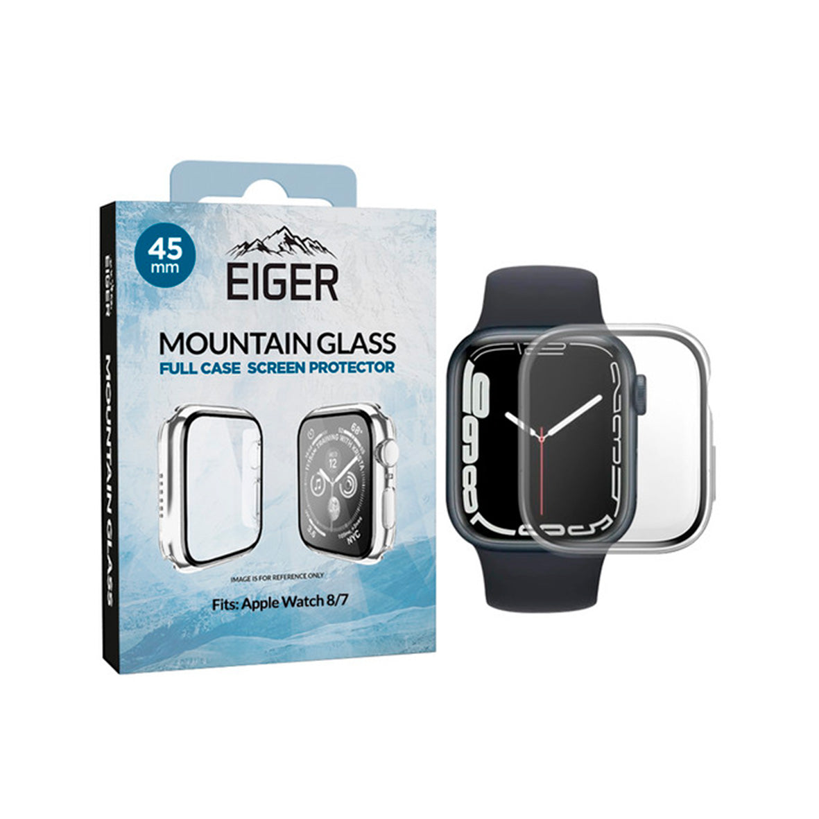 Eiger - Apple Watch 45mm Glass Full Screen Protector