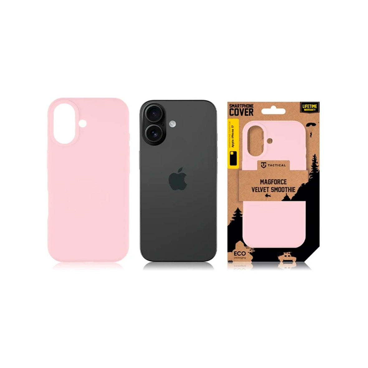 Tactical - iPhone 17 MagForce Velvet Smoothie Cover - Pink