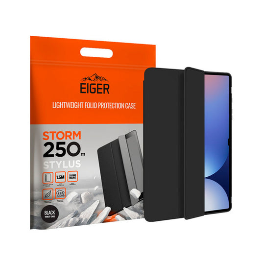 Eiger - Samsung Galaxy Tab S10+/S9+/S9 FE+ Storm Stylus Case - Black