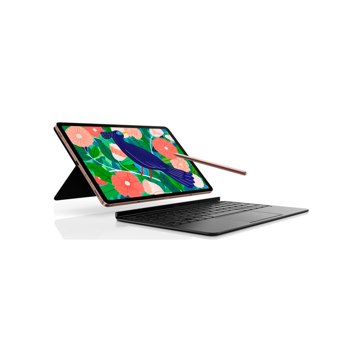 Samsung - Galaxy Tab S7 / S8 Keyboard Cover - Black
