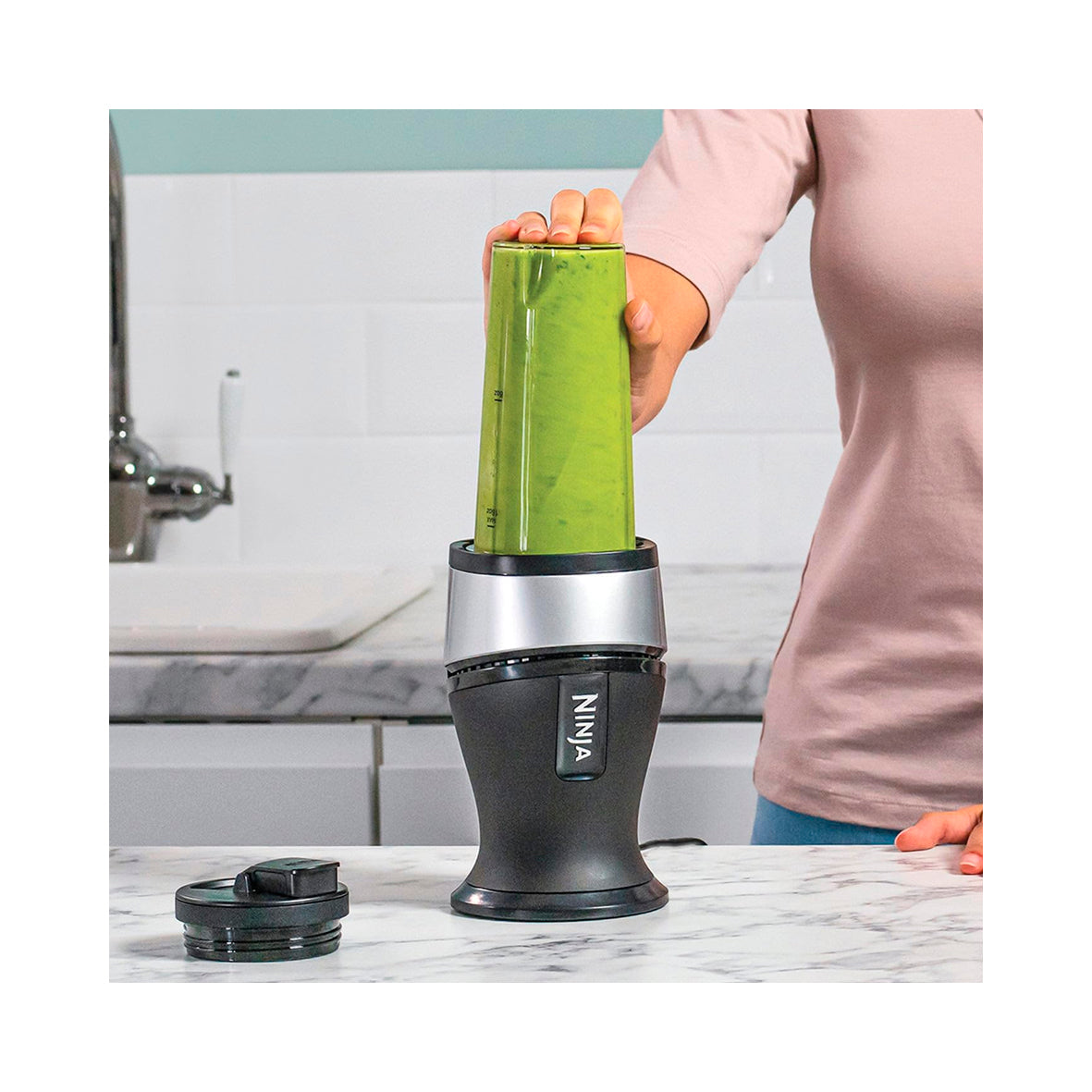 Ninja - Nutri 700W Slim Blender 470 ml - (QB3001EUS)