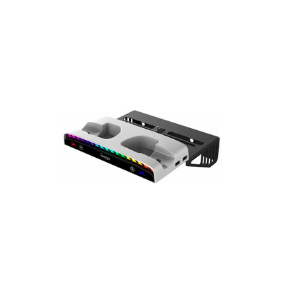 RGB Wall Mount Stand with Dual Charger Dock - PS5/PS5 Slim