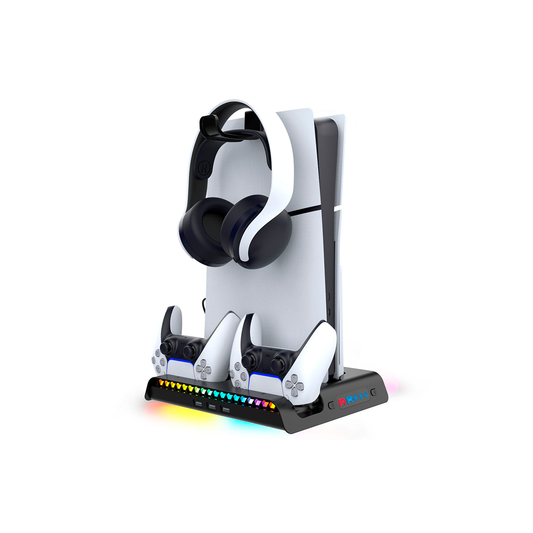 Charging RGB Stand with Cooling - PS5 Slim