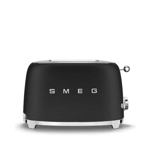 Smeg - Toaster 2 Slice, 2 Slot Matt Black (TSF01BLMEU)