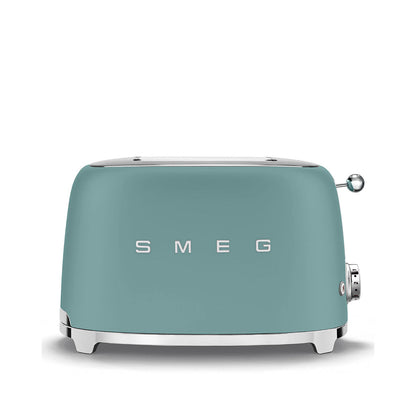 Smeg - Toaster 2 Slice, 2 Slot Matt Green (TSF01EGMEU)