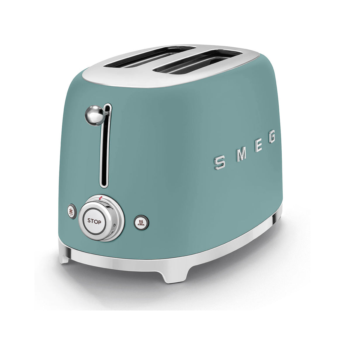 Smeg - Toaster 2 Slice, 2 Slot Matt Green (TSF01EGMEU)