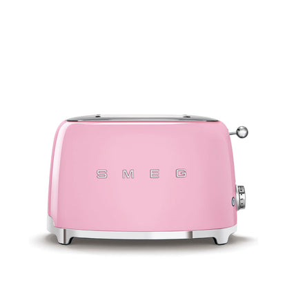 Smeg - Toaster 2 Slice, 2 Slot Pink (TSF01PKEU)