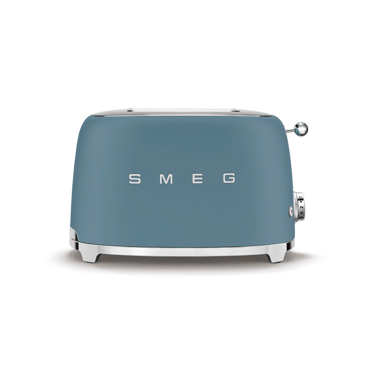 Smeg - Toaster 2 Slice, 2 Slot Matt Blue (TSF01SBMEU)