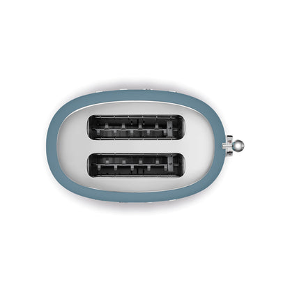 Smeg - Toaster 2 Slice, 2 Slot Matt Blue (TSF01SBMEU)