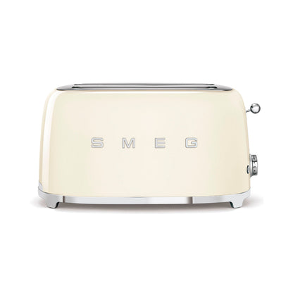 Smeg - Toaster 4 Slice, 2 Long Slot Cream (TSF02CR)