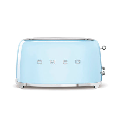 Smeg - Toaster 4 Slice, 2 Long Slot Pastel Blue (TSF02PBEU)